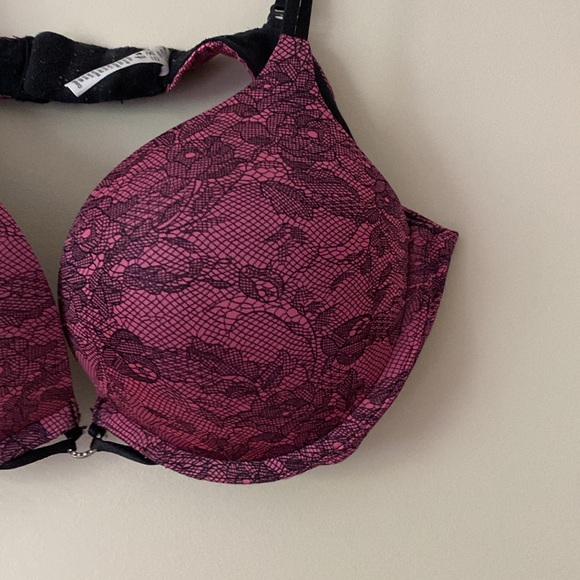 La Senza Floral Lace Push Up Intimate Feminine Flower Sexy Bra Size 36A - Picture 11 of 15